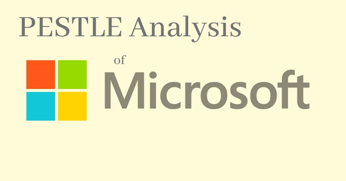 PESTLE Analysis of Microsoft