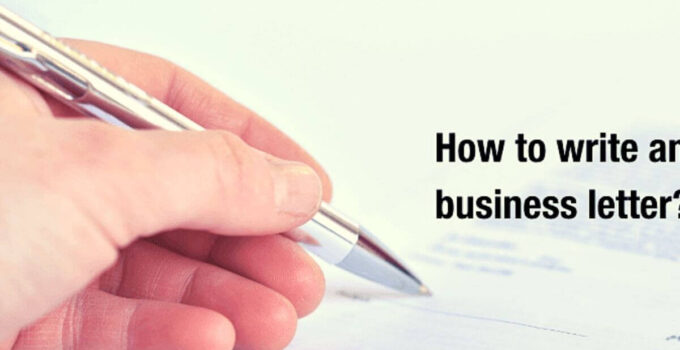 How to Write a Business Letter